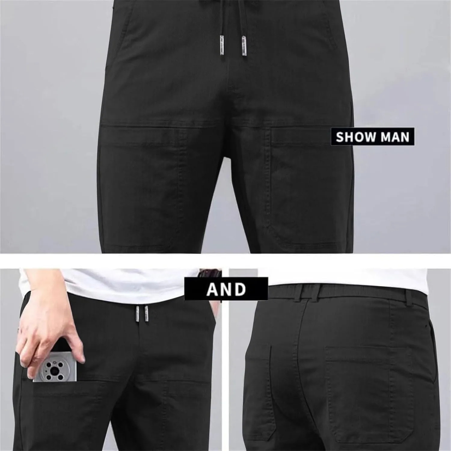 Acegents Cargo Pants, Acegents Mens Pants, Multipants - High Stretch Multi-Pocket Durable Cargo Pants Tactical Pants