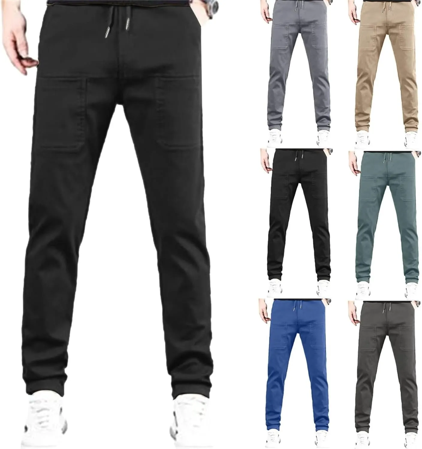 Acegents Cargo Pants, Acegents Mens Pants, Multipants - High Stretch Multi-Pocket Durable Cargo Pants Tactical Pants