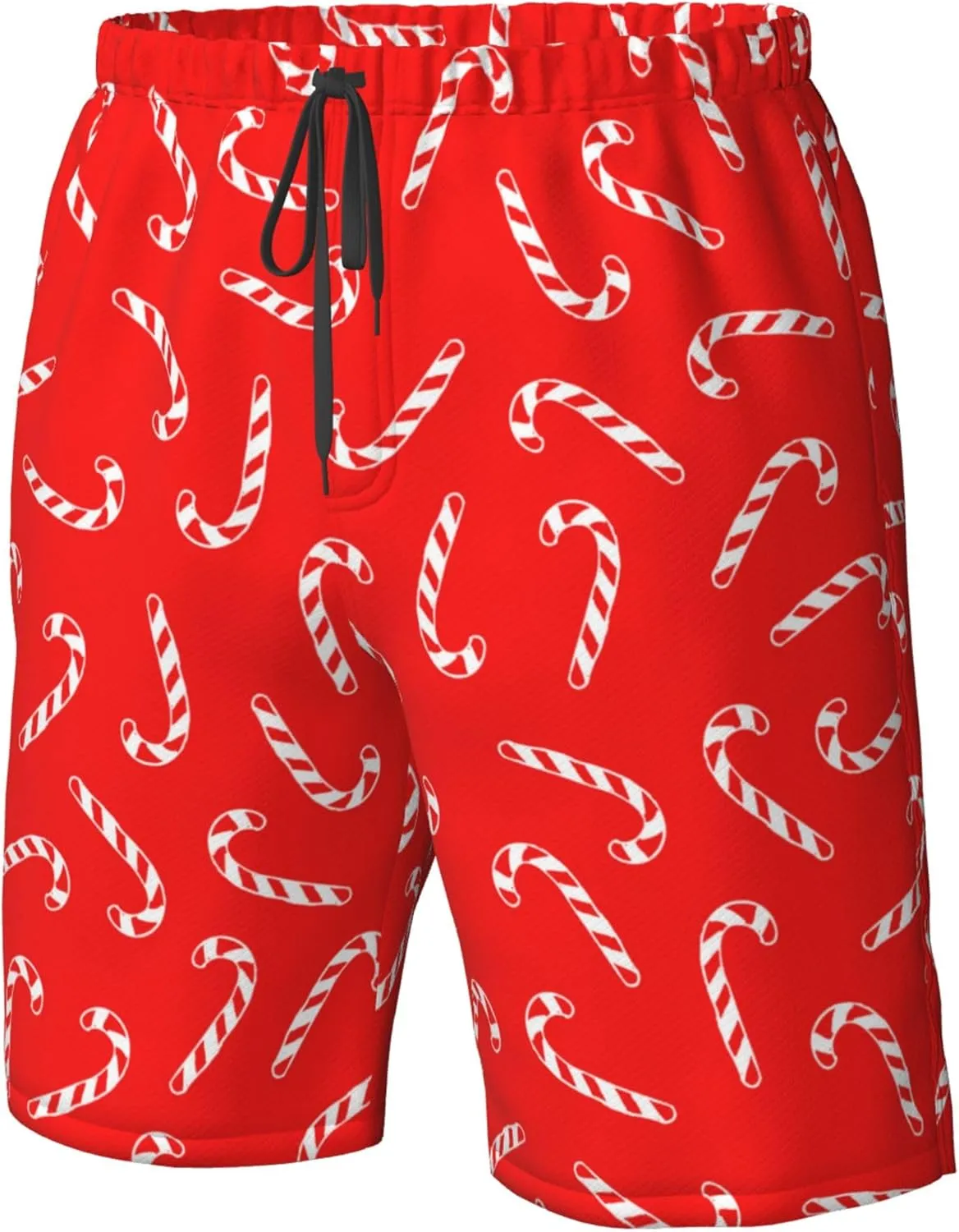 AMRANDOM Men's Shorts Casual Drawstring Summer Beach Shorts
