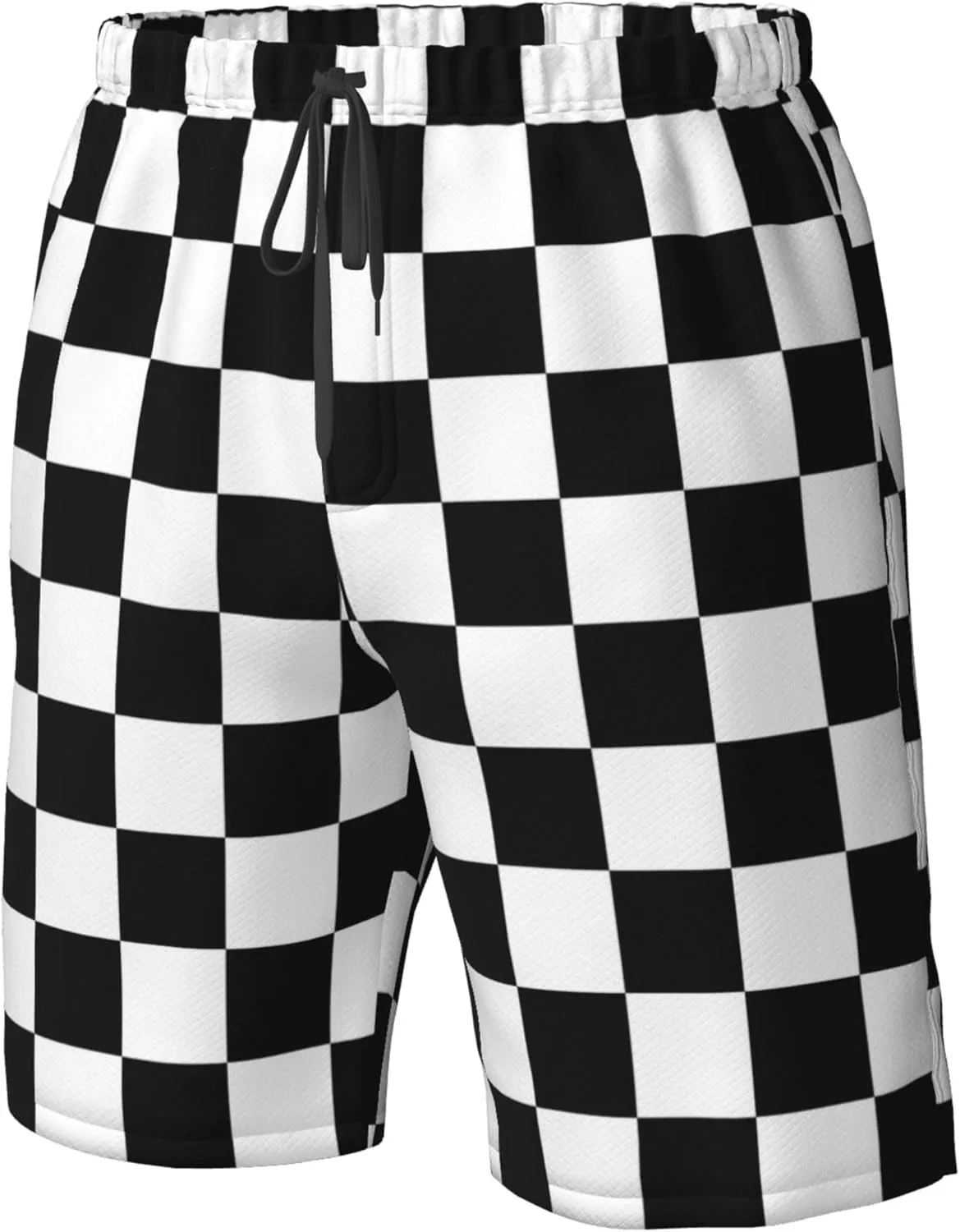 AMRANDOM Men's Shorts Casual Drawstring Summer Beach Shorts