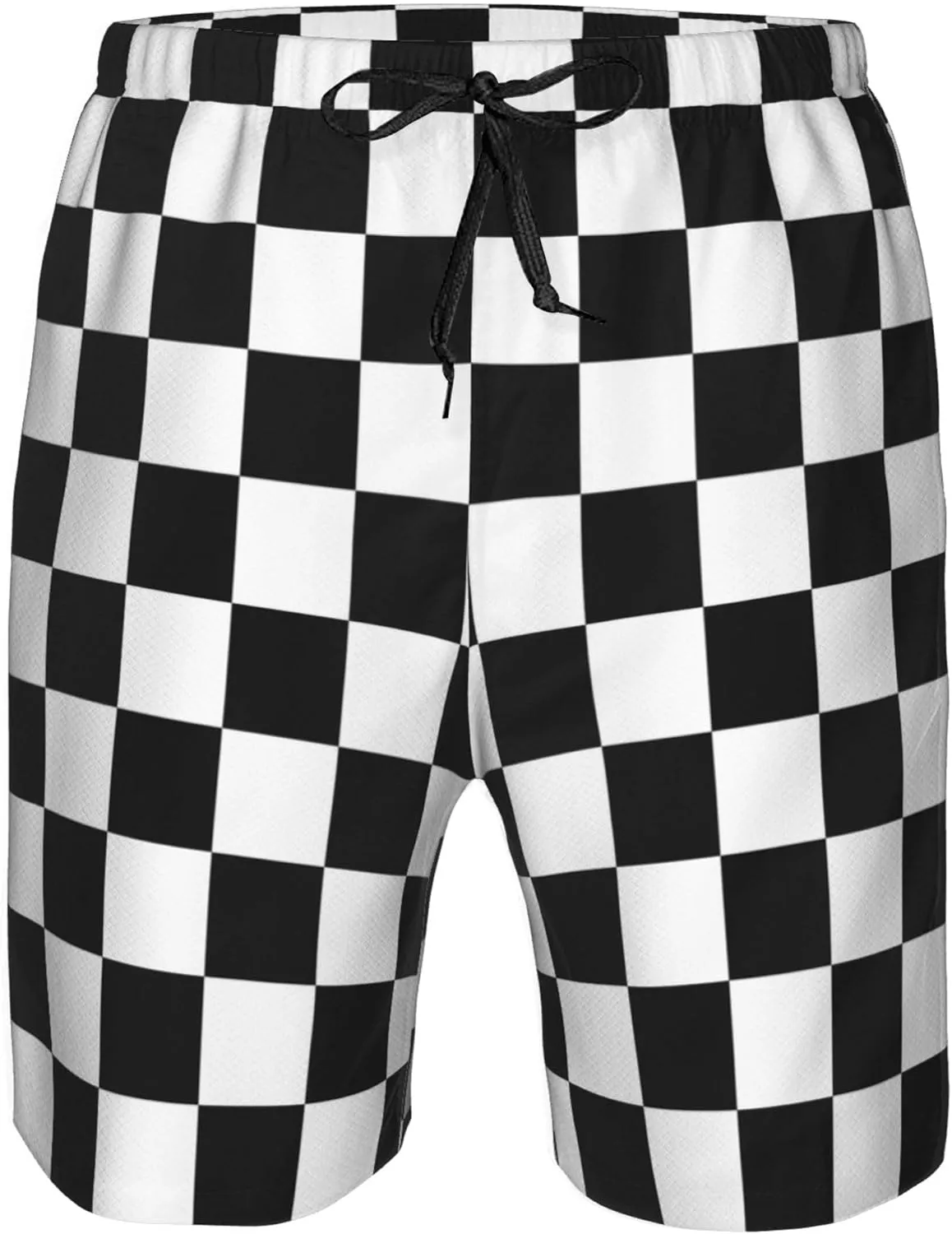 AMRANDOM Men's Shorts Casual Drawstring Summer Beach Shorts
