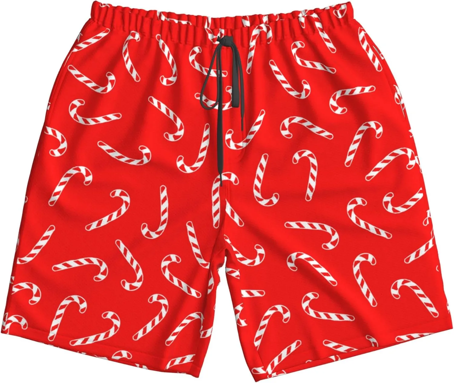 AMRANDOM Men's Shorts Casual Drawstring Summer Beach Shorts