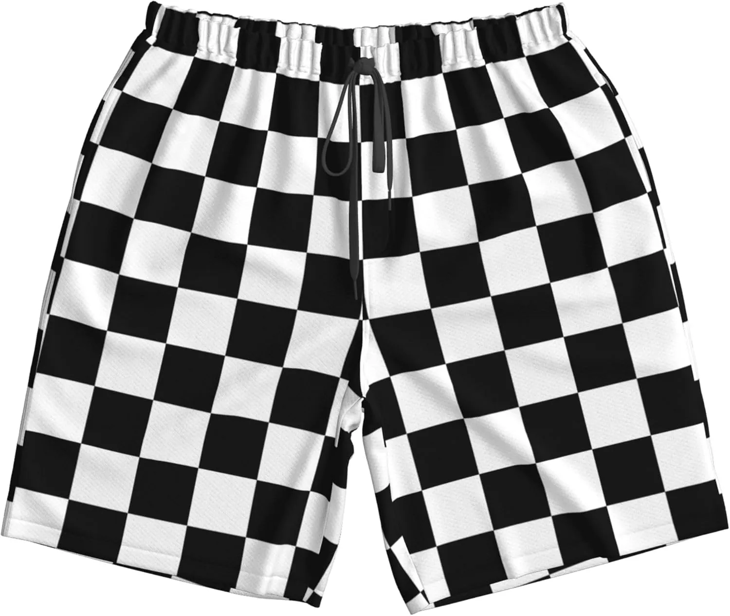 AMRANDOM Men's Shorts Casual Drawstring Summer Beach Shorts