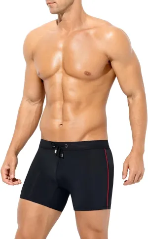 Arjen Kroos Mens Swim Trunks Quick Dry Swim Briefs Color Block Swimwear Bathing Suit with Drawstring