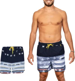 Banana Boat Mens Shorts UPF 50  UV Protection Four Way Stretch Volley Shorts |Swim Trunks |Quick Dry Shorts | Gym Shorts Men
