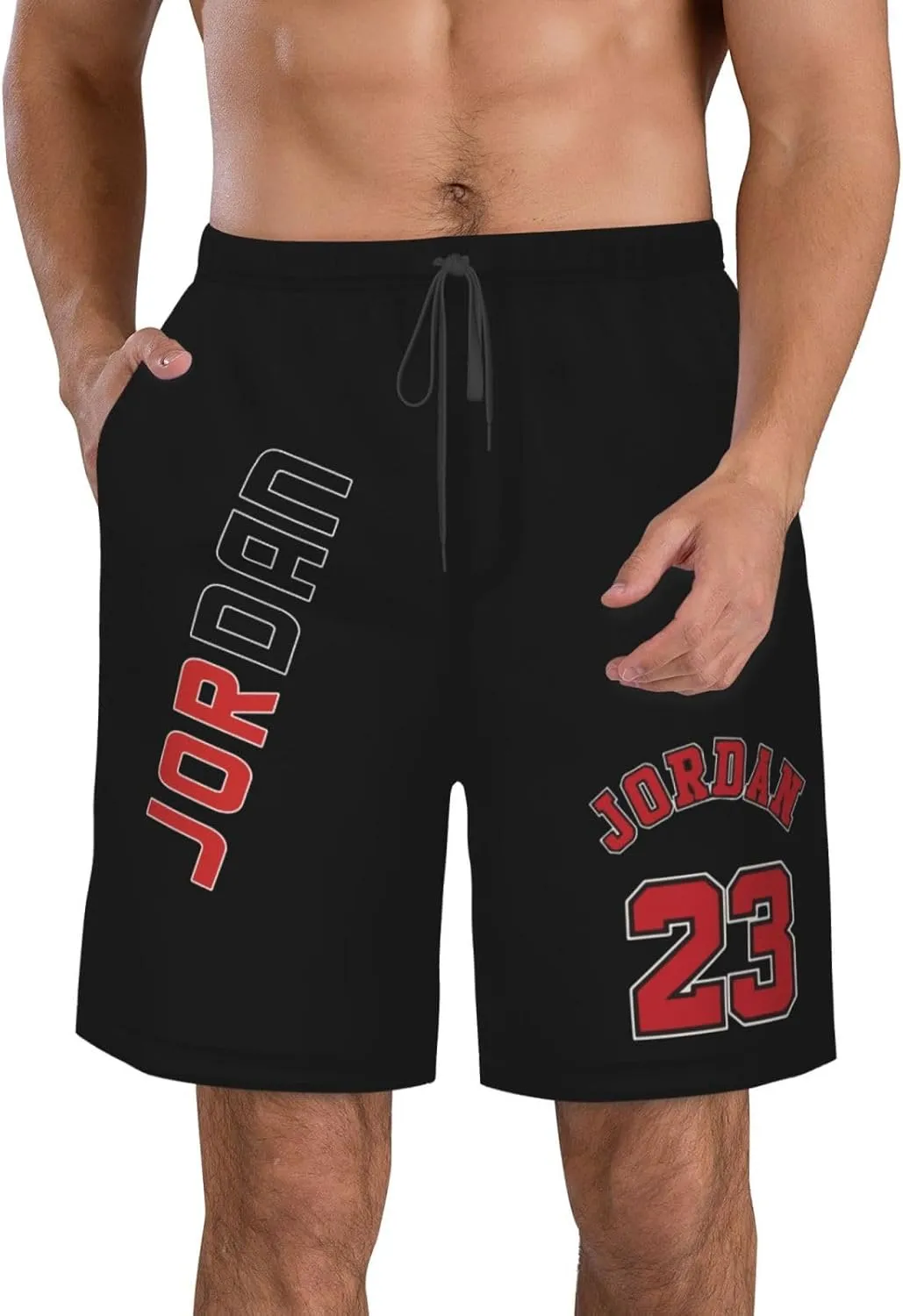 Basketball Fans 23 Jordan Beach Shorts Man's Beach Shorts Quick Dry Summer Outdoor Workout Shorts
