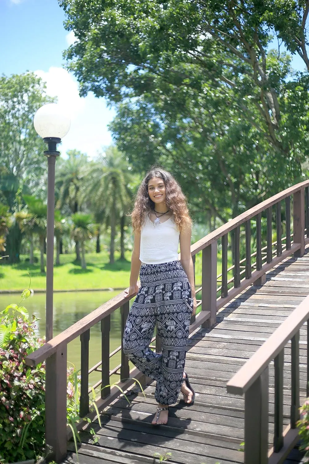 Boho Pants Harem Pants Yoga Trousers for Woman Bohemian Beach Pants