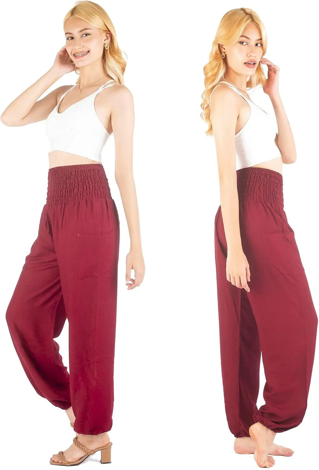 Boho Pants Harem Pants Yoga Trousers for Woman Bohemian Beach Pants