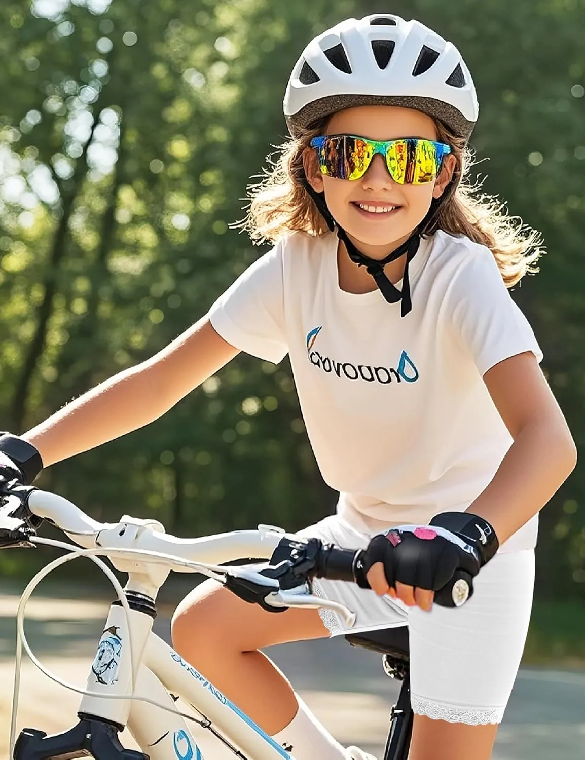 BOOPH Lace Bike Short Girls Dance Undershorts Underwear for Play or Underdress