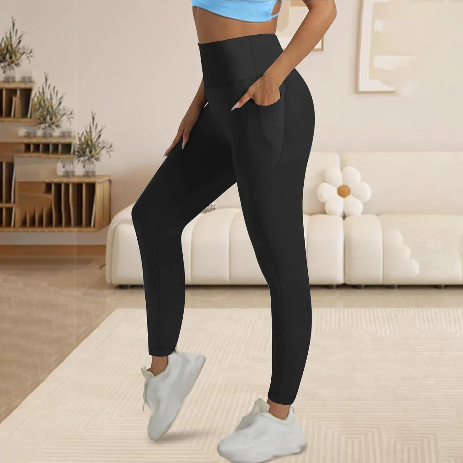Boot Cut Dress Pants for Women, Womens Leggings with Pockets,Ankle Pants for Women,Womens Activewear Leggings