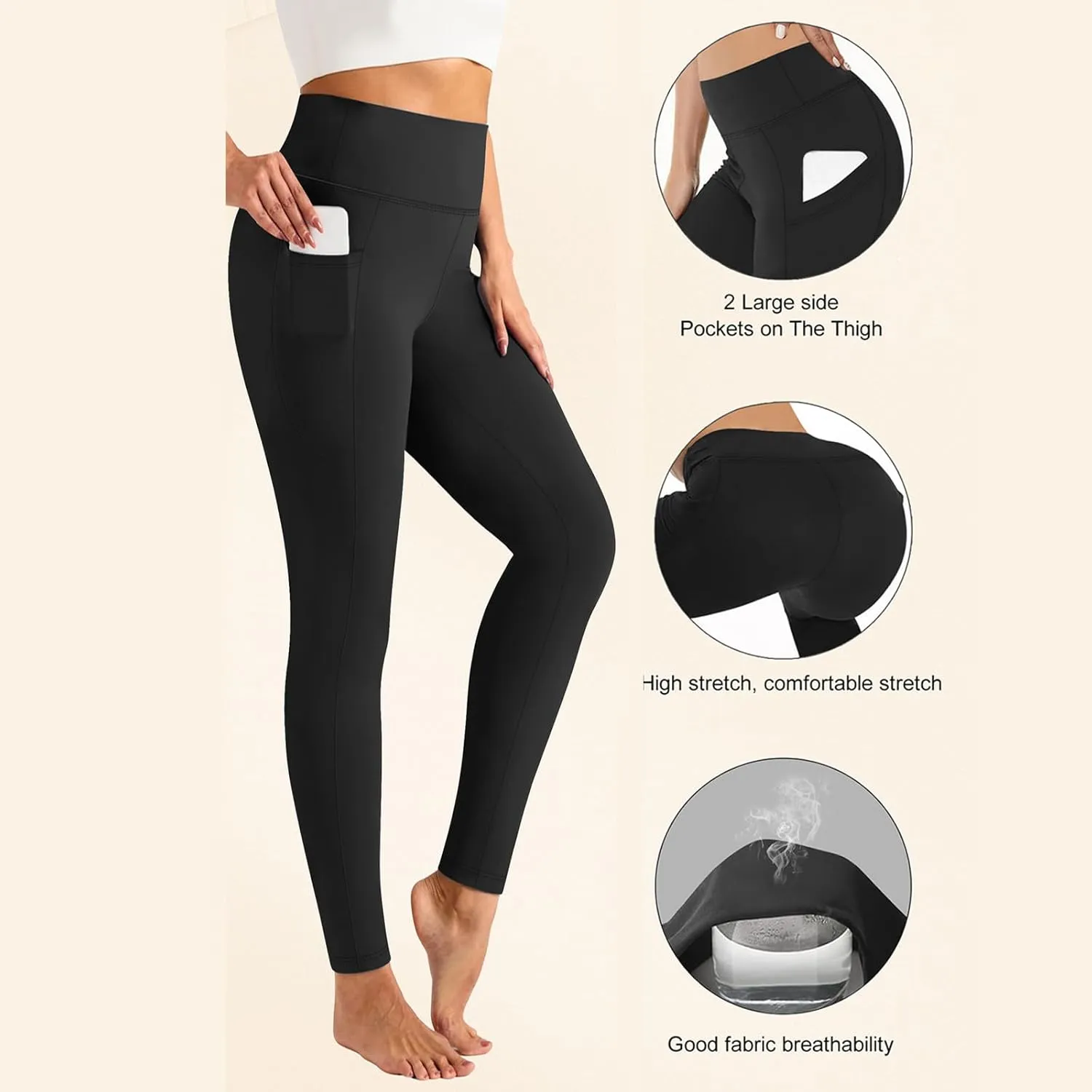 Boot Cut Dress Pants for Women, Womens Leggings with Pockets,Ankle Pants for Women,Womens Activewear Leggings
