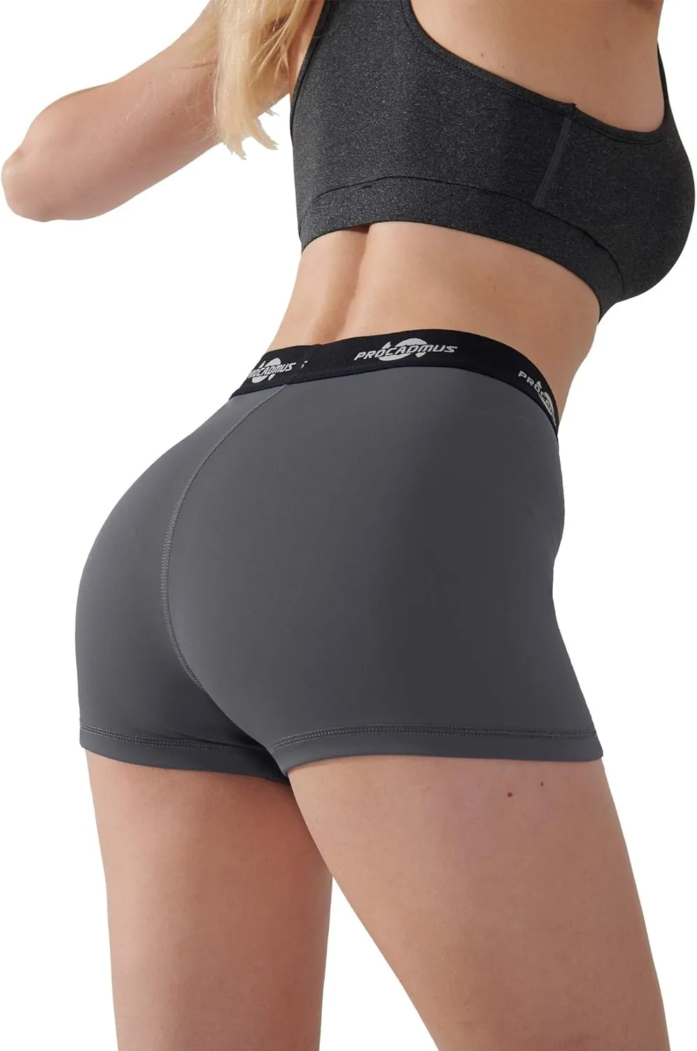 CADMUS Women's Spandex Volleyball Shorts 3" Compression Pro Shorts