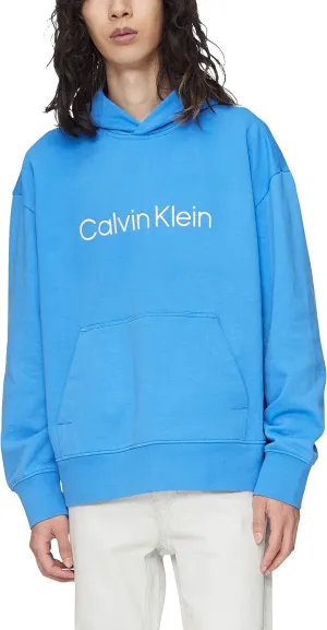 Calvin Klein Men's Relaxed Fit Logo French Terry Hoodie
