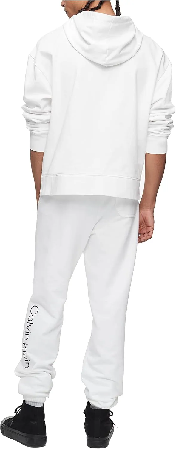 Calvin Klein Men's Relaxed Fit Logo French Terry Hoodie