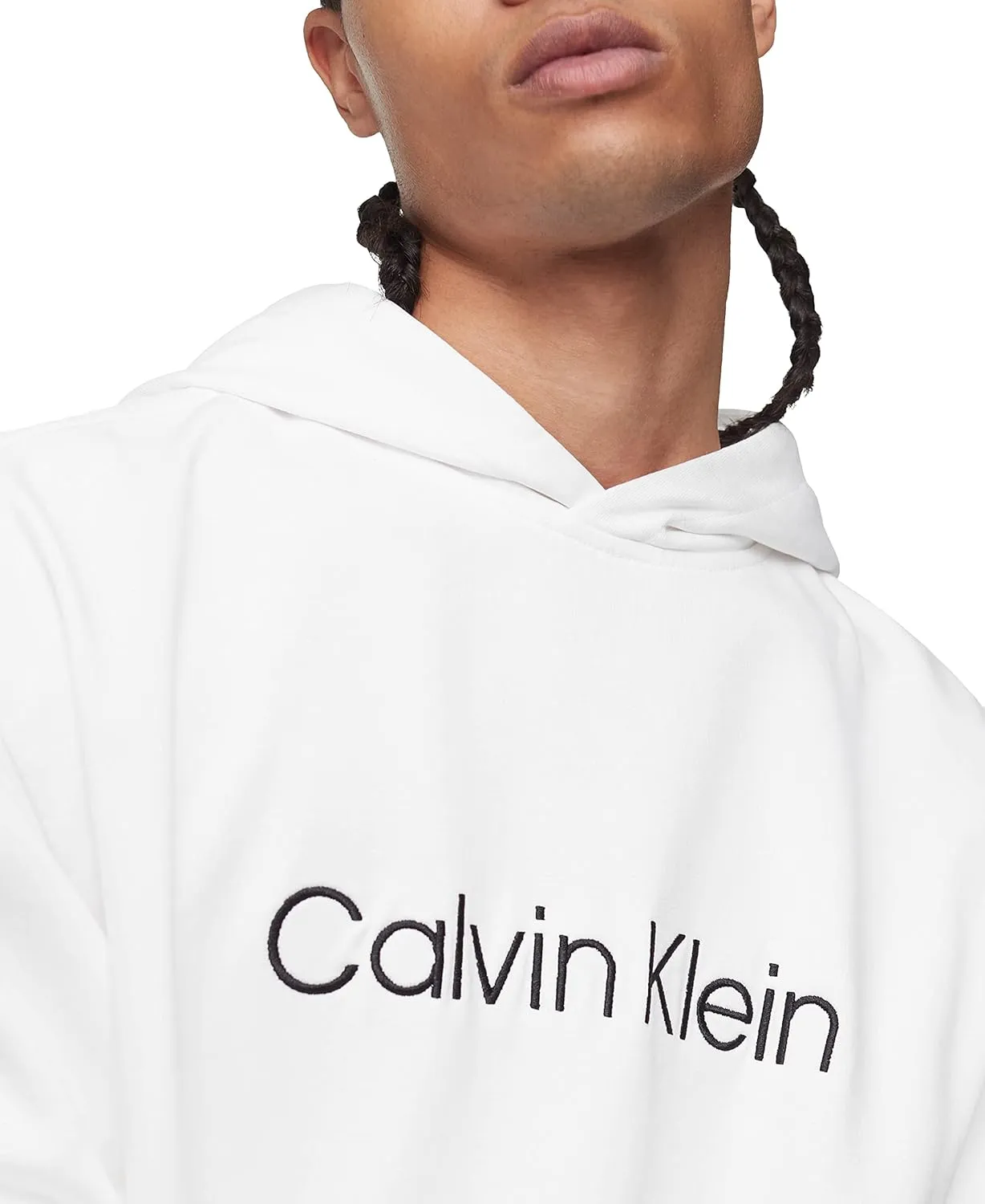 Calvin Klein Men's Relaxed Fit Logo French Terry Hoodie
