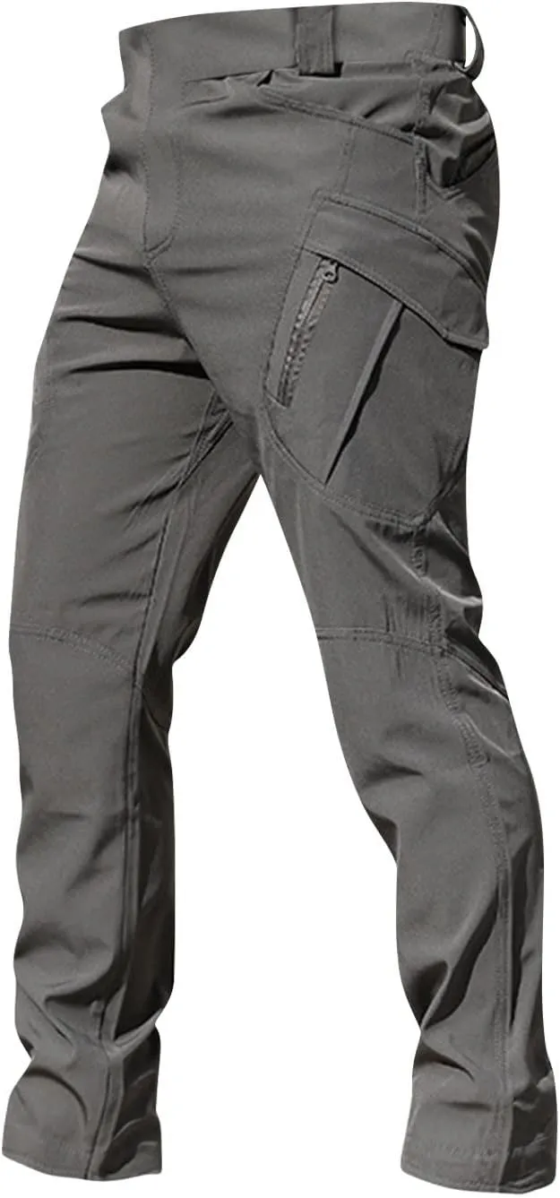 Cargo Pants for Men Baggy Ripstop Pants Match Mens Wild Cargo Pants Multi Pockets Work Stretchy Hiking Pants