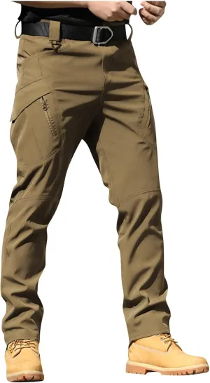Cargo Pants for Men Baggy Ripstop Pants Multi Pockets Outdoor Work Hiking Pants Match Mens Wild Cargo Pants