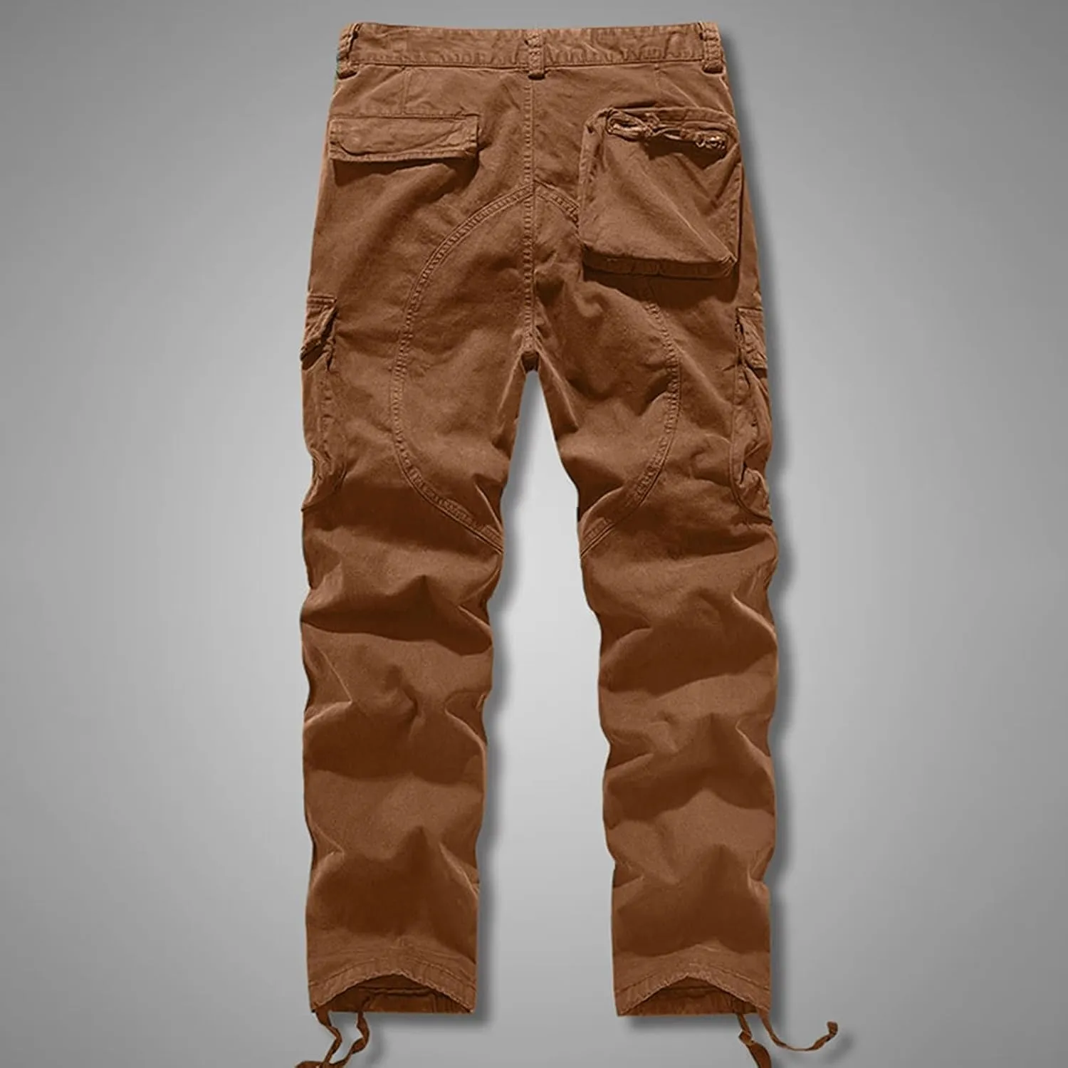 Cargo Pants for Men, CamoRelaxed Fit Utility Hiking Pants, Ripstop Work Casual Wild Pants with Pockets