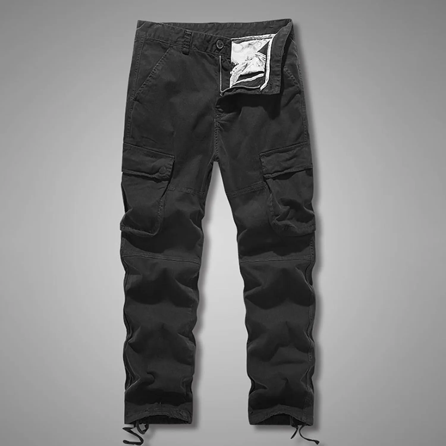 Cargo Pants for Men, CamoRelaxed Fit Utility Hiking Pants, Ripstop Work Casual Wild Pants with Pockets