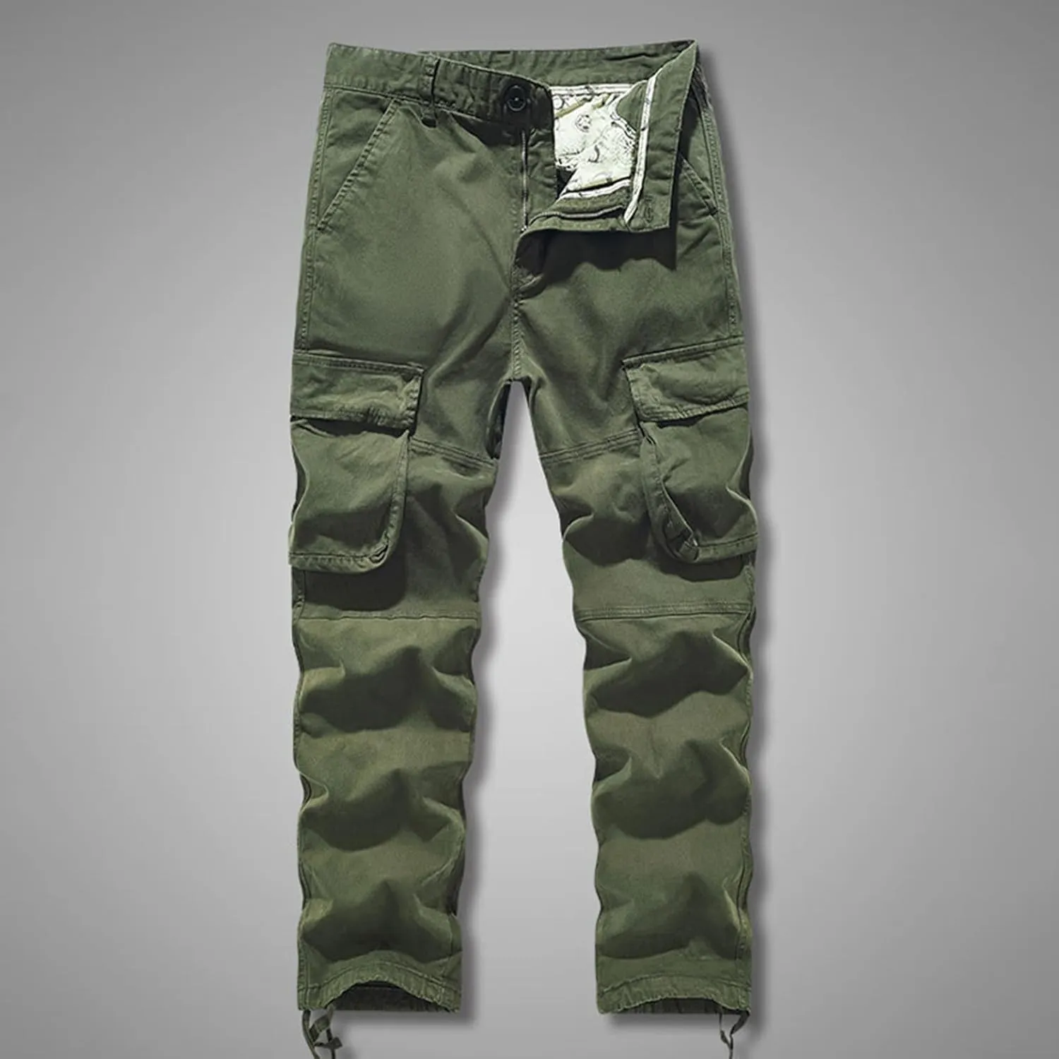Cargo Pants for Men, CamoRelaxed Fit Utility Hiking Pants, Ripstop Work Casual Wild Pants with Pockets