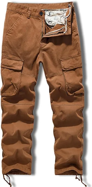 Cargo Pants for Men, CamoRelaxed Fit Utility Hiking Pants, Ripstop Work Casual Wild Pants with Pockets