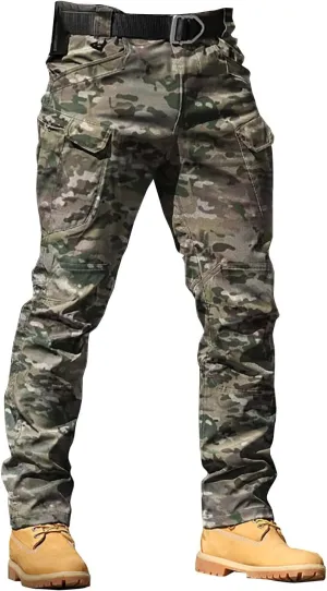 Cargo Pants for Men Tactical Pants Lightweight Outdoor Travel Pants Relaxed Fit Work Hiking Waterproof Pants Stretch