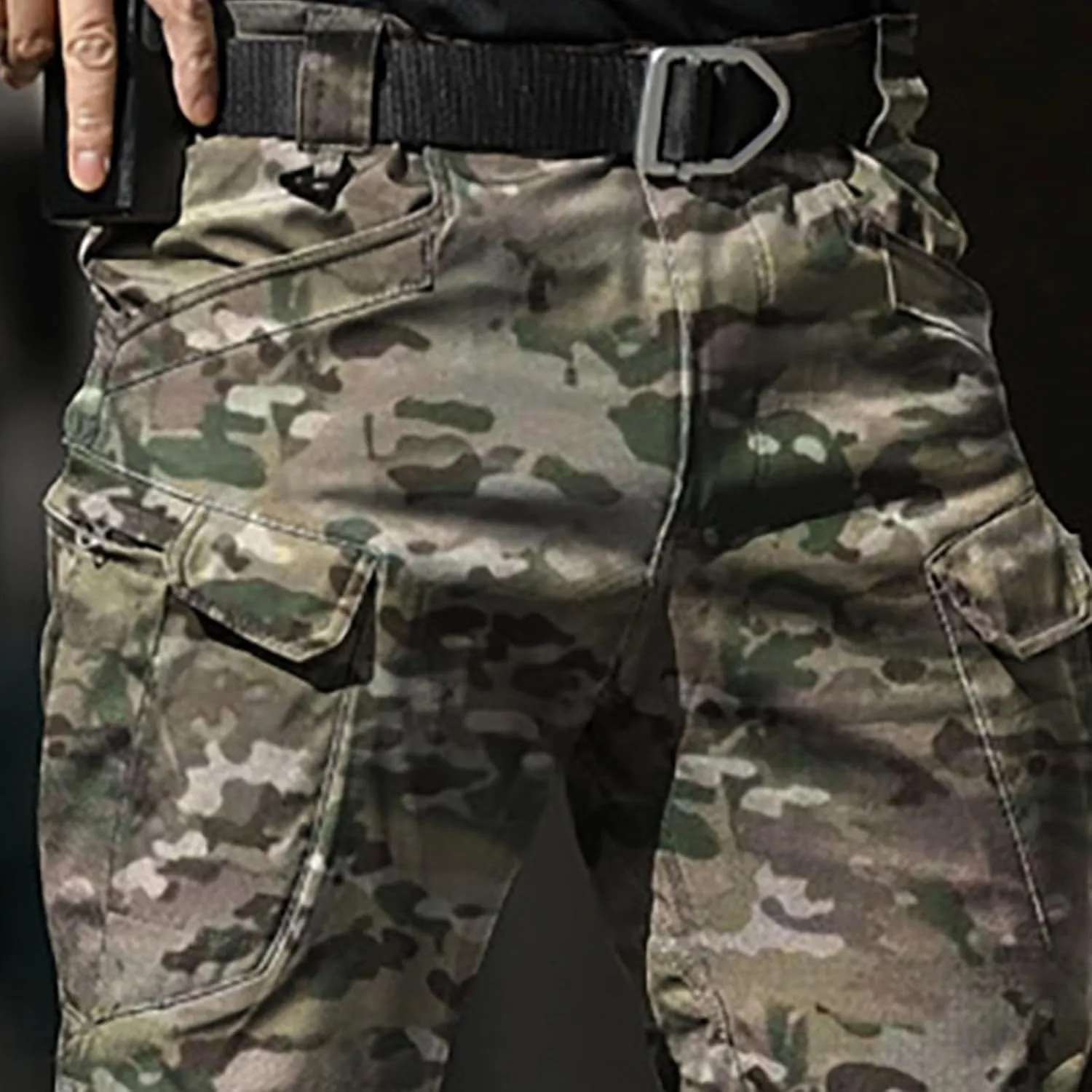 Cargo Pants for Men Tactical Pants Lightweight Outdoor Travel Pants Relaxed Fit Work Hiking Waterproof Pants Stretch