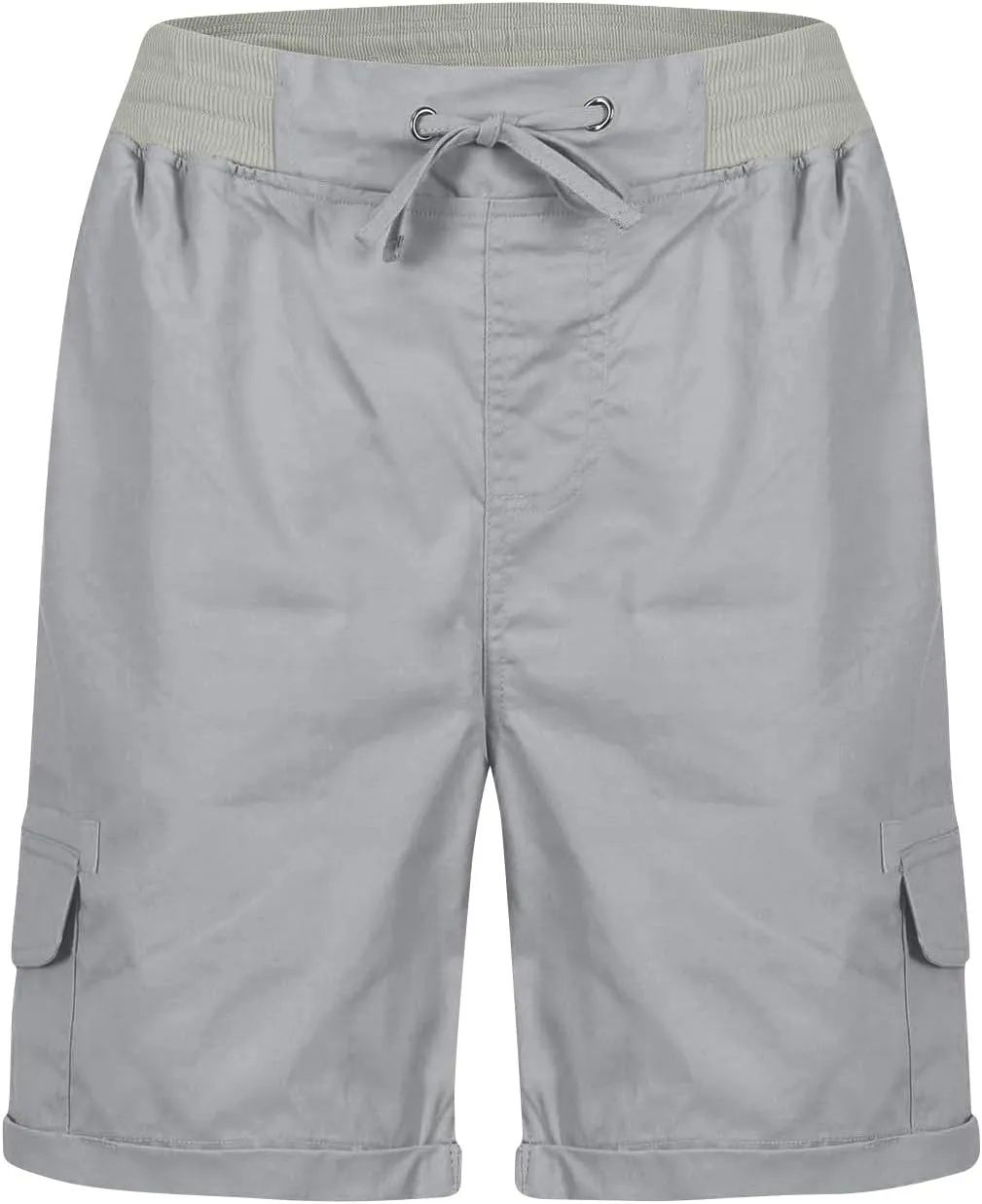 Cargo Shorts Women Summer Trendy High Waisted Drawstring Hiking Shorts Baggy Y2k Athletic Shorts with Pockets