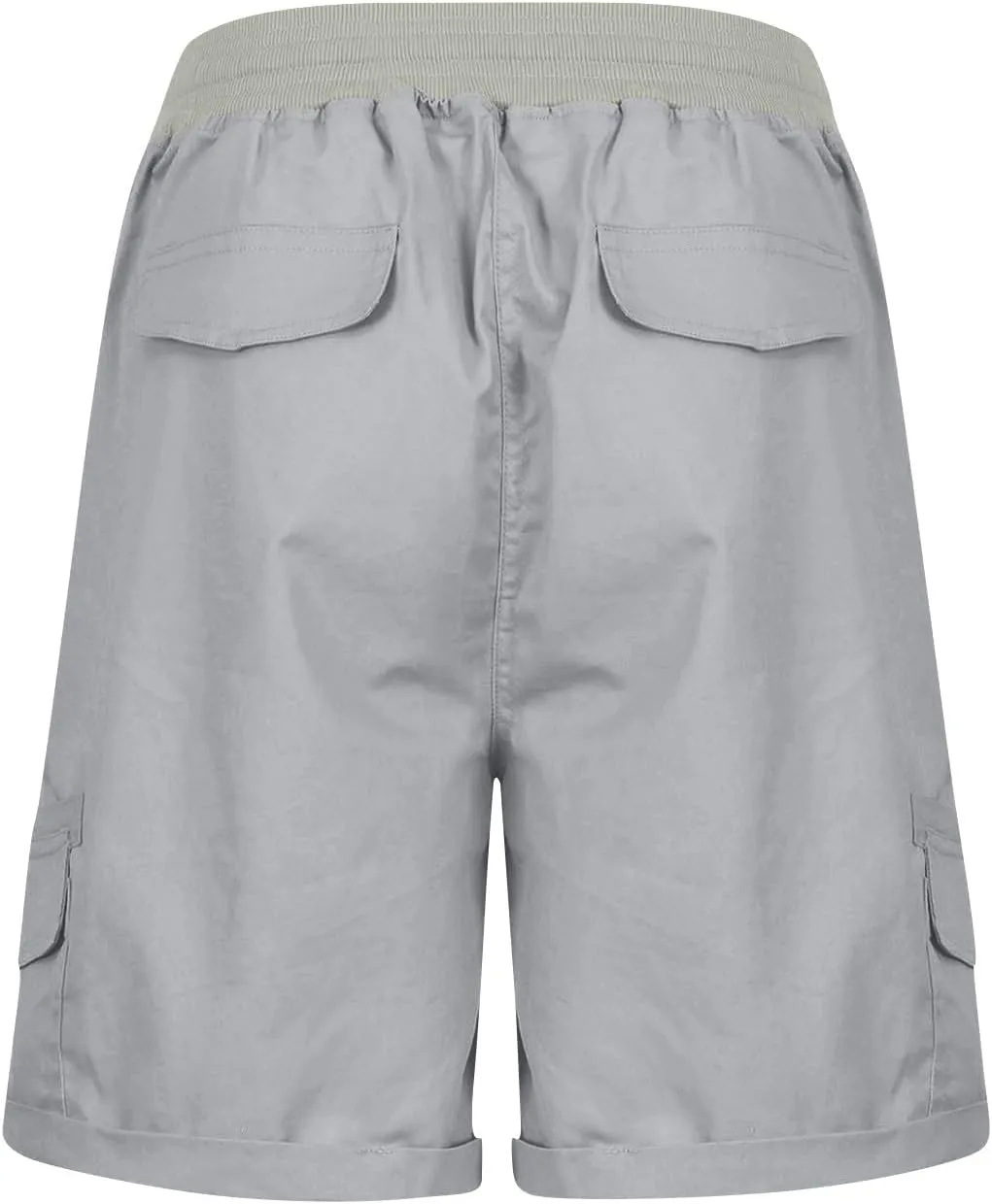 Cargo Shorts Women Summer Trendy High Waisted Drawstring Hiking Shorts Baggy Y2k Athletic Shorts with Pockets