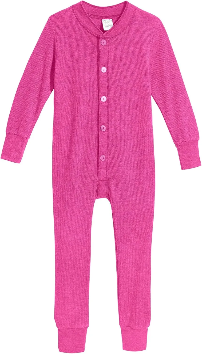 City Threads Boys' and Girls' Union Suit Thermal Underwear Long John Made in USA