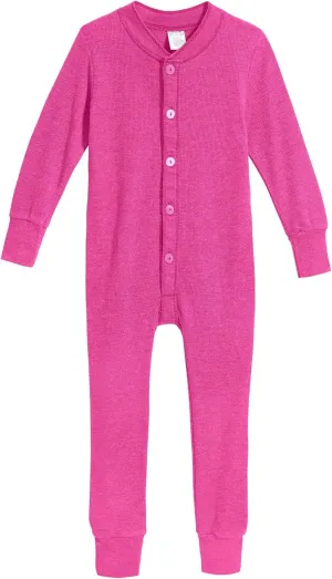 City Threads Boys' and Girls' Union Suit Thermal Underwear Long John Made in USA