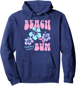 Coconut Girl Beach Bum Pastel Graphic Trendy y2k 90s Retro Pullover Hoodie
