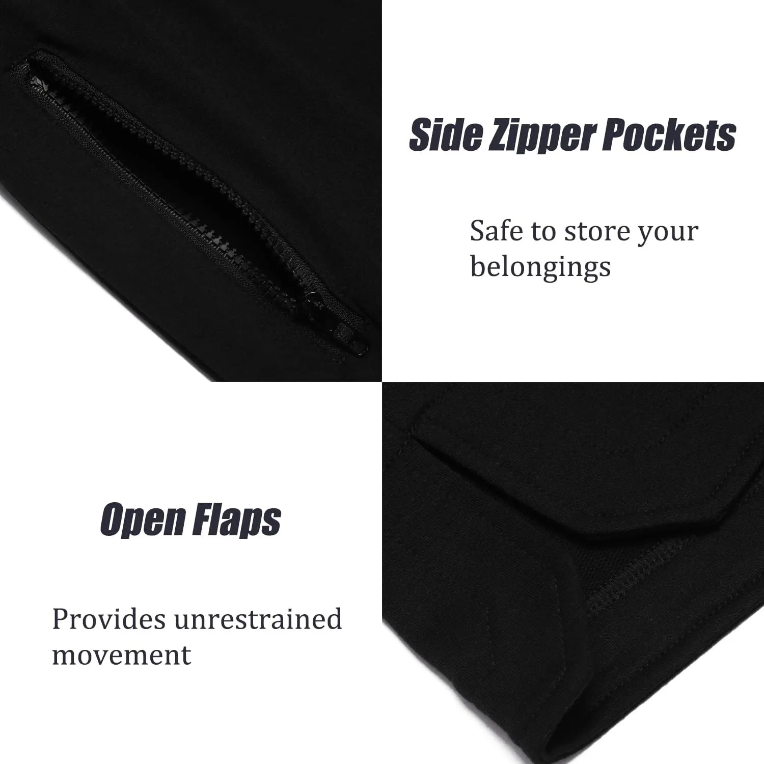 COOFANDY Men's Gym Workout Shorts Athletic Training Shorts Fitted Weightlifting Bodybuilding Shorts with Zipper Pockets