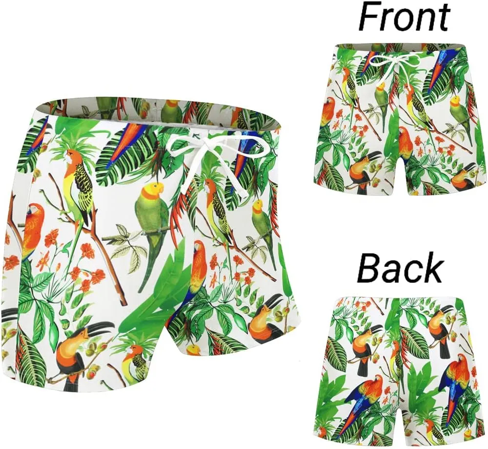 COOFANDY Men's Square Leg Swim Briefs Athletic Quick Dry Bathing Suit Square Leg Board Short for Men
