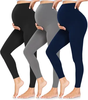 CTHH Maternity Leggings Over The Belly Buttery Soft Pregnancy Workout Pants High Waisted Maternity Activewear for Women