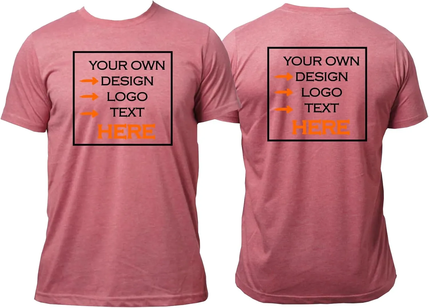 Custom T Shirts for Men and Women, Add Your Own Text, Logo, Printed T-Shirts for Birthday, Personalized Tee Shirts