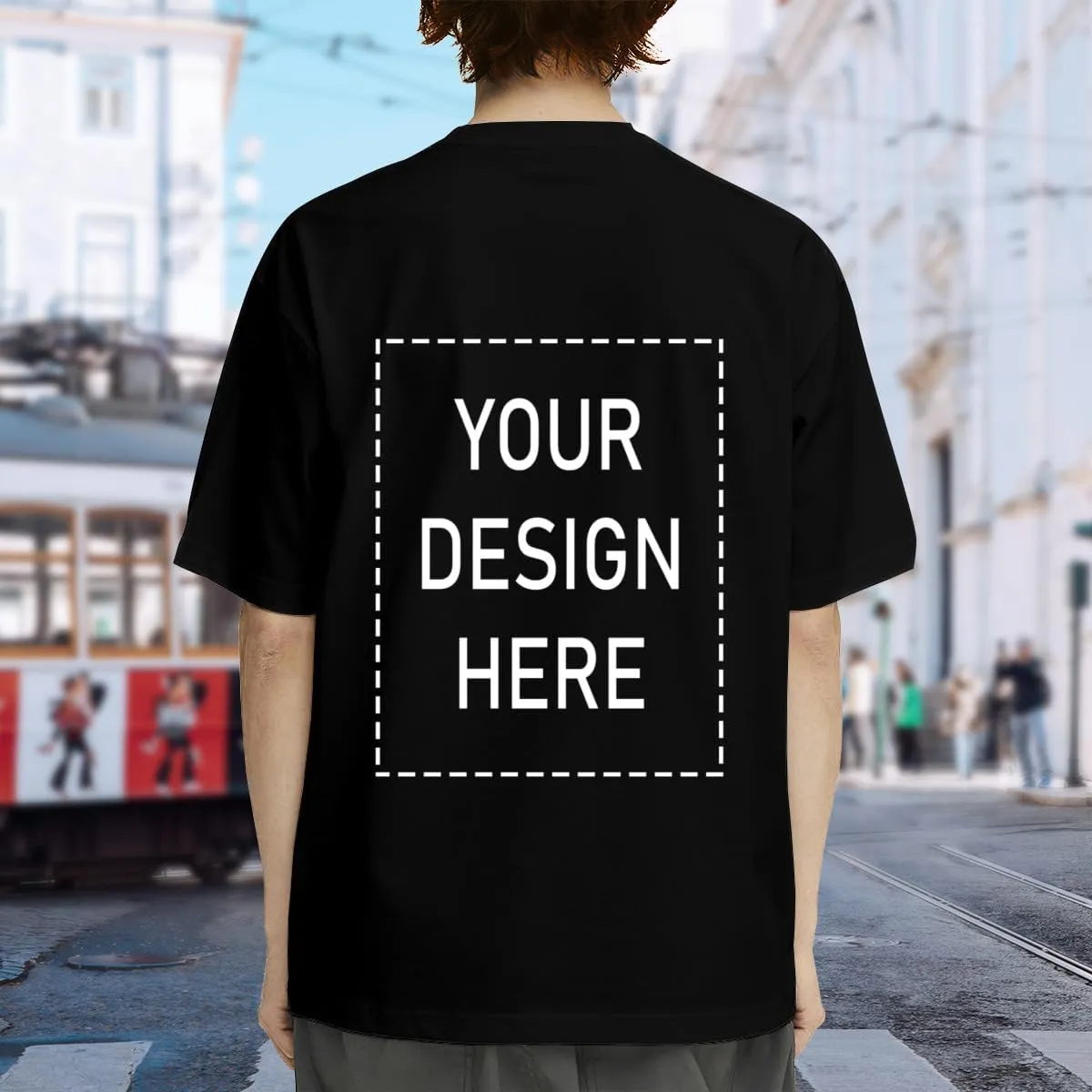 Custom T Shirts for Men Women-Made in USA-Customized T Shirts with Photo Logo Text,Personalized Shirts Front & Back Print