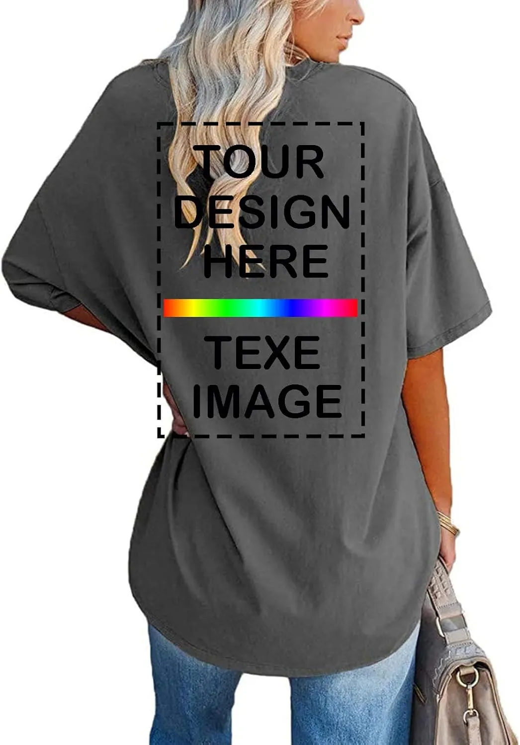 Custom T Shirts Women Customized Design Your Own Tshirts Personalized Text/Image/Logo/Photo Printed T-Shirts