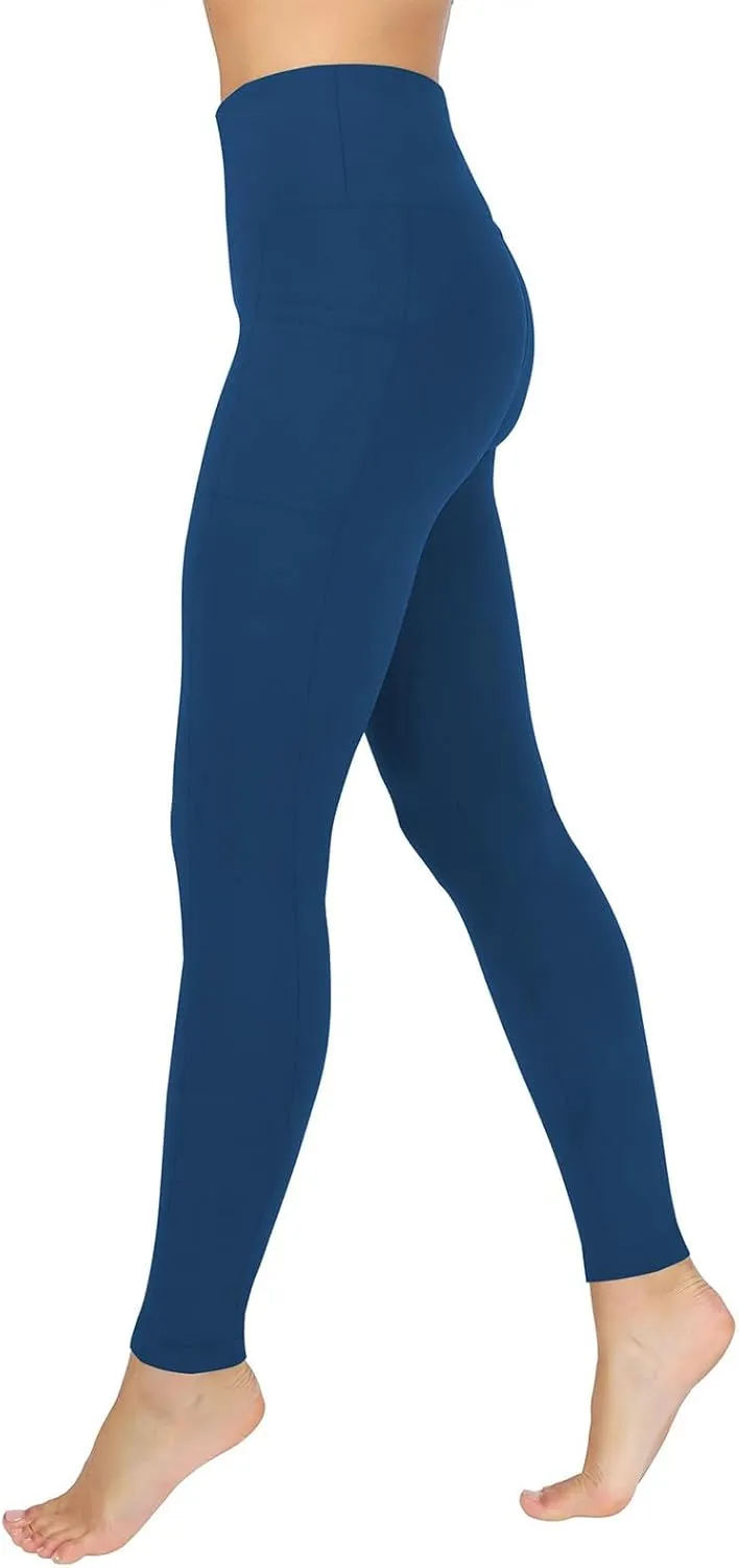 DASAYO Yoga Pants with Pockets for Women High Waist Tummy Control Activewear Leggings Stretchy Fitness Workout Leggings