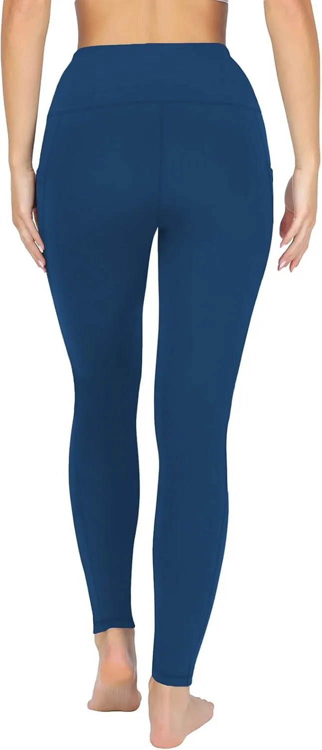 DASAYO Yoga Pants with Pockets for Women High Waist Tummy Control Activewear Leggings Stretchy Fitness Workout Leggings