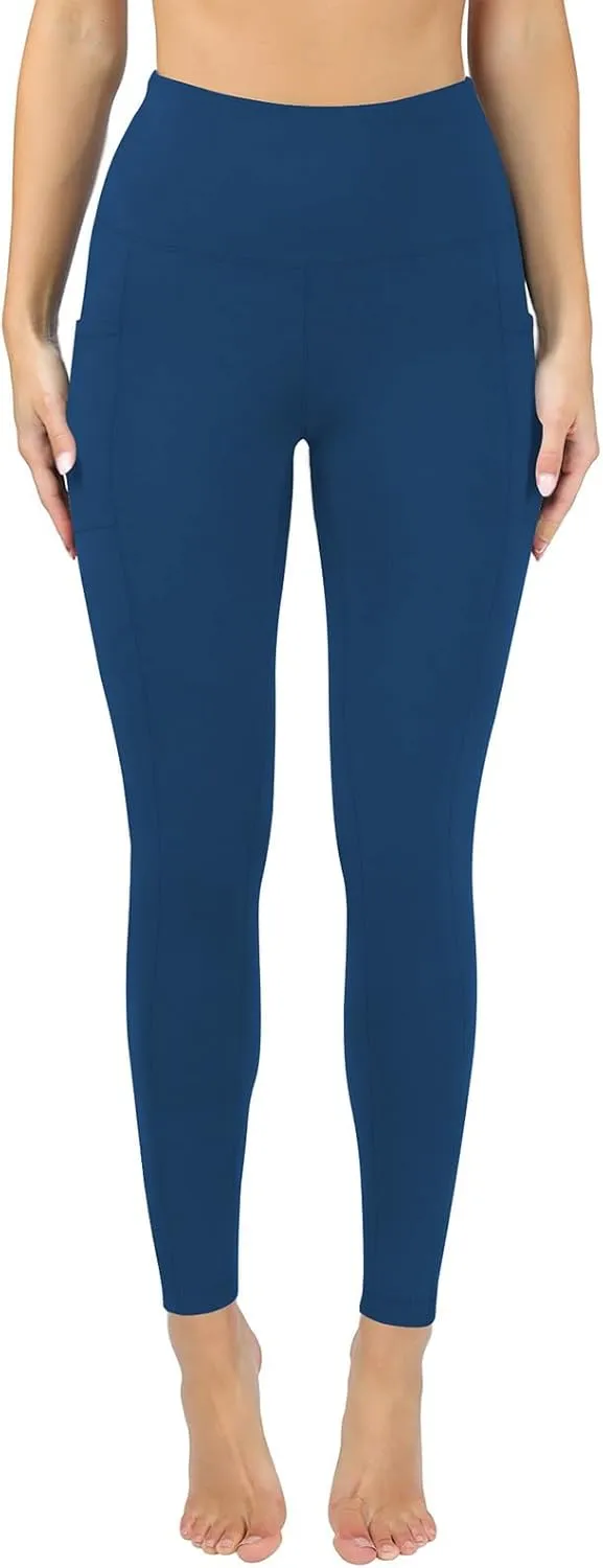 DASAYO Yoga Pants with Pockets for Women High Waist Tummy Control Activewear Leggings Stretchy Fitness Workout Leggings