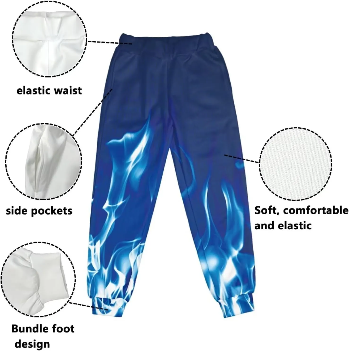 DISNIMO Kids Soft Casual Sweatpants for Boys Youth Teens Active Athletic Pants Activewear Joggers 4-15Years