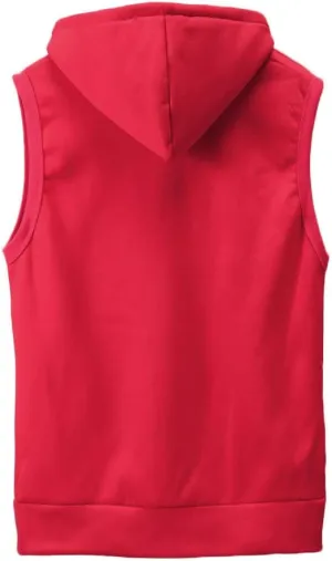 DuDubaby Fashion Men Sleeveless Solid Hooded Slim Jacket Blouse Tops Shirt