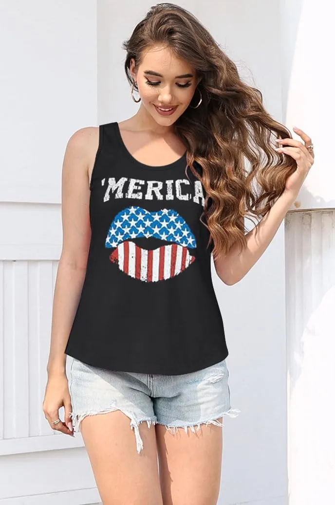 ETCYY Tank Tops for Women Tie-Dyed Workout Yoga Summer Sleeveless Athletic Tops Loose Fit Shirts