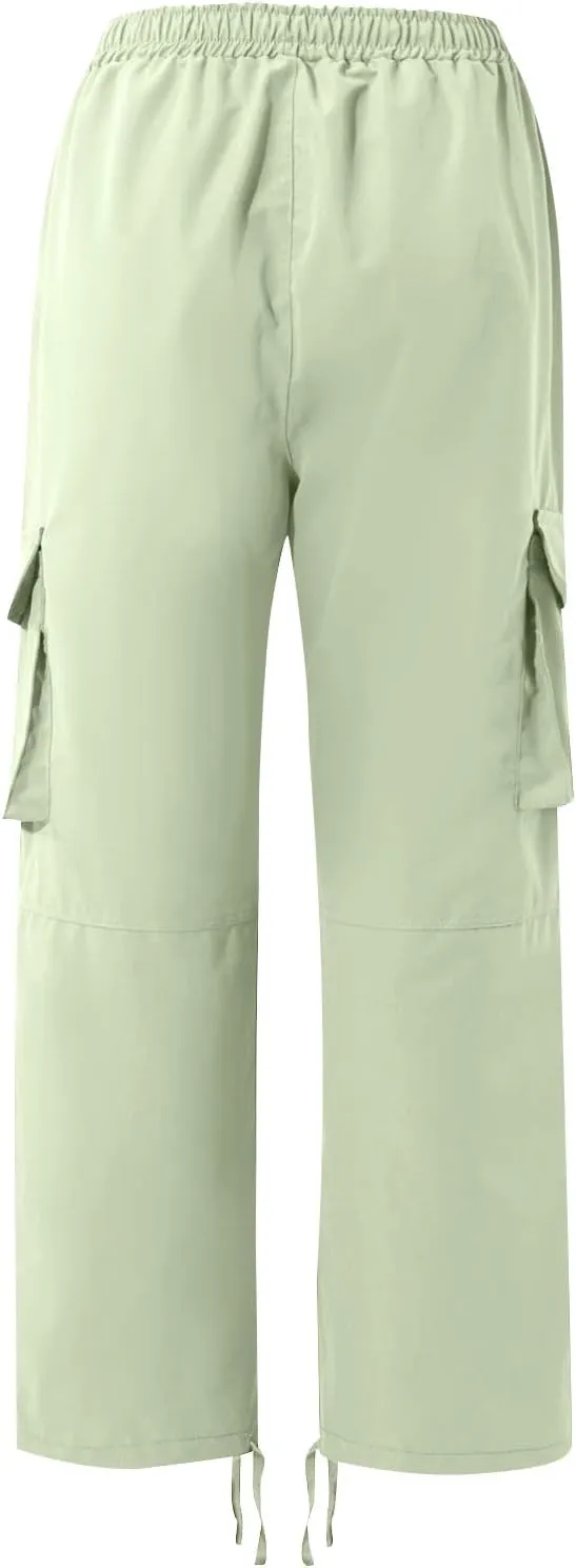 FONMA Mens Cargo Pants with Drawstring Hiking Pants Work Hiking Pants Tactical Pants Joggers Travel Pants Multi Pockets