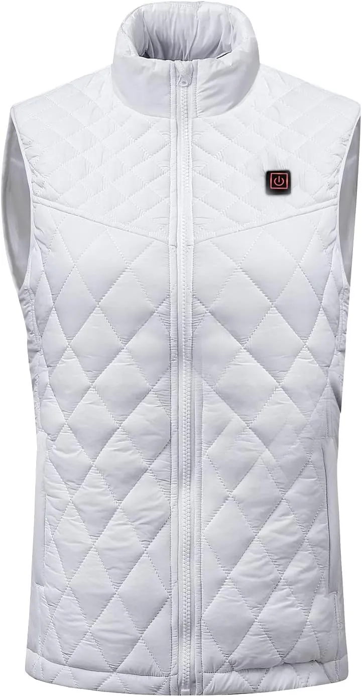 FZVYD Heated Vest for Men Women USB Rechargeable Heated Jackets for Winter Outdoor Warming Gilet Unisex Lightweight Coats