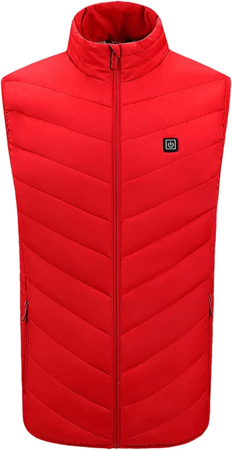 FZVYD Heated Vest for Men Women USB Rechargeable Heated Jackets for Winter Outdoor Warming Gilet Unisex Lightweight Coats