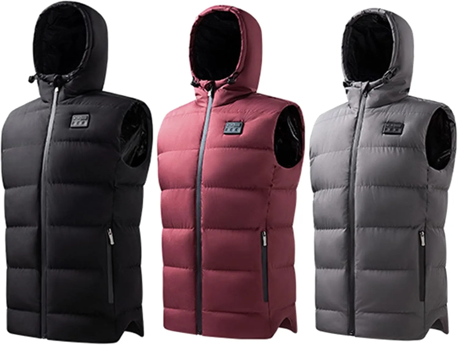 FZVYD Heated Vest for Men Women USB Rechargeable Heated Jackets for Winter Outdoor Warming Gilet Unisex Lightweight Coats