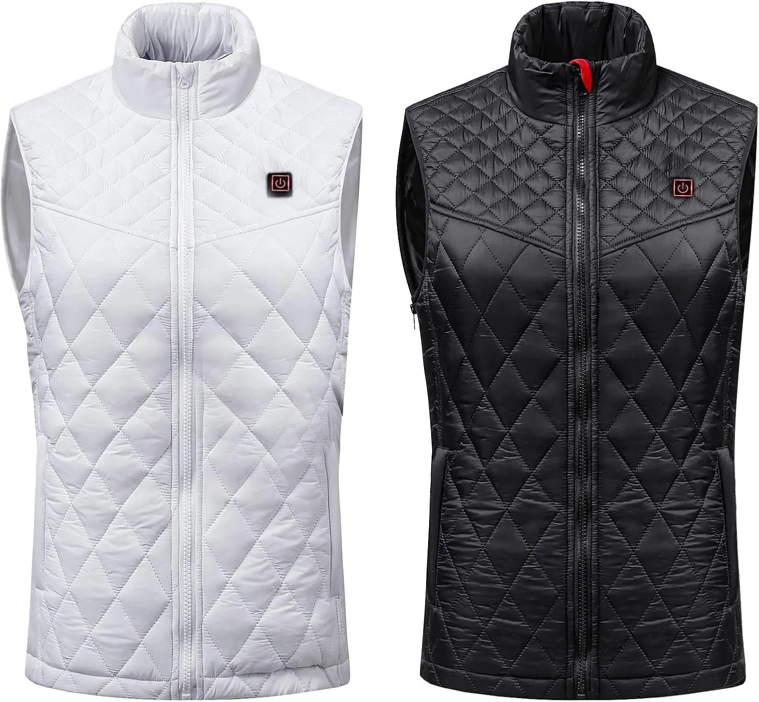 FZVYD Heated Vest for Men Women USB Rechargeable Heated Jackets for Winter Outdoor Warming Gilet Unisex Lightweight Coats
