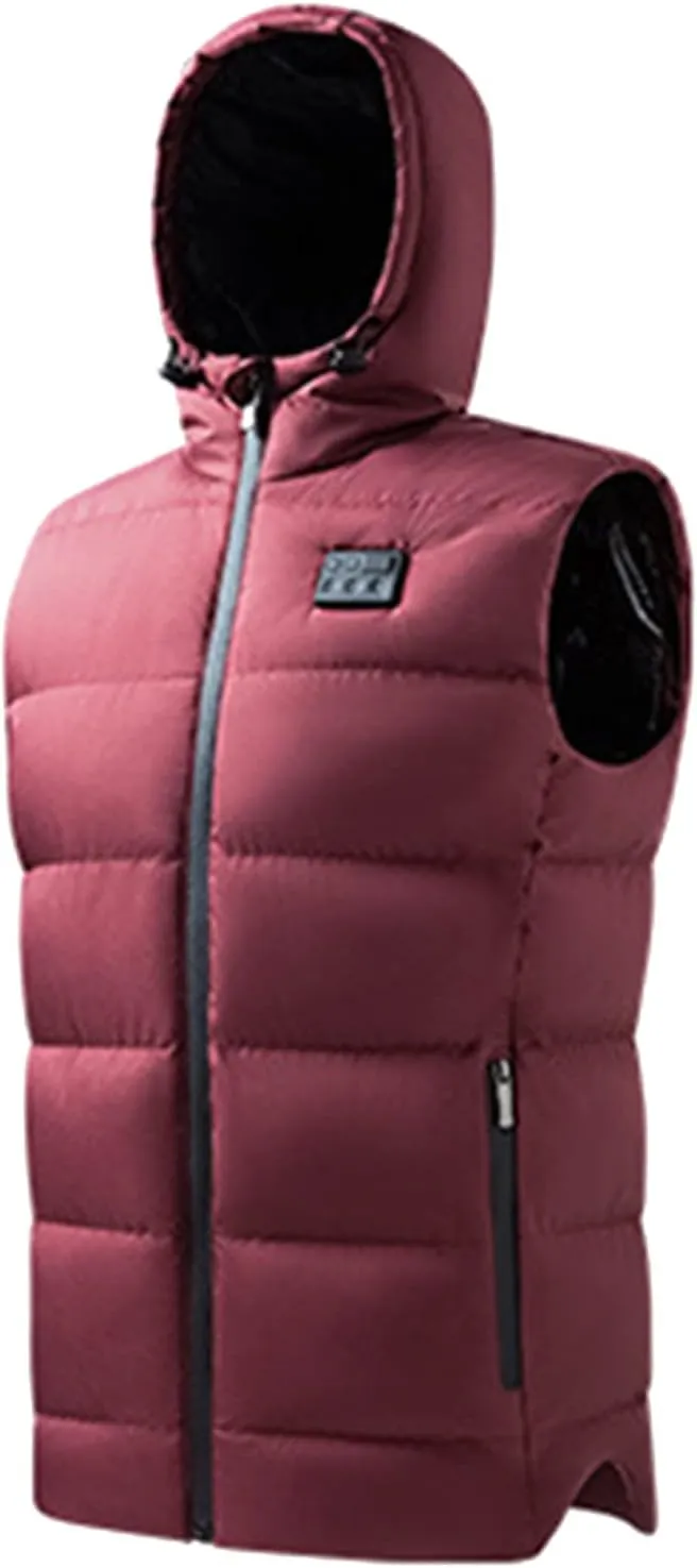 FZVYD Heated Vest for Men Women USB Rechargeable Heated Jackets for Winter Outdoor Warming Gilet Unisex Lightweight Coats